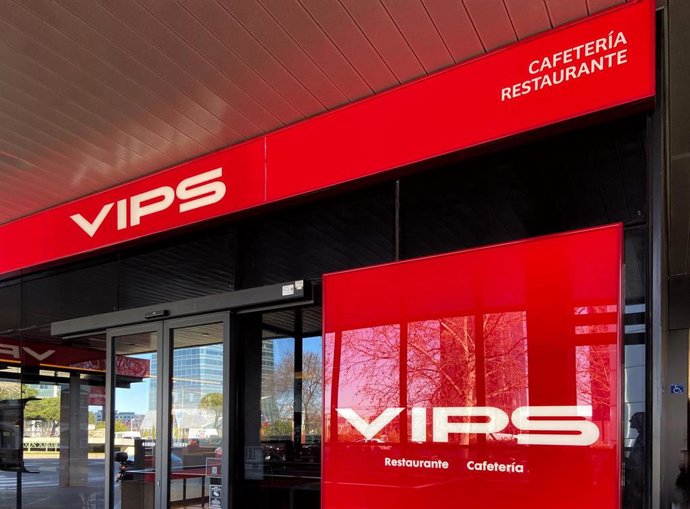Archivo - Fachada de uno de los restaurantes de la cadena Vips, en Madrid