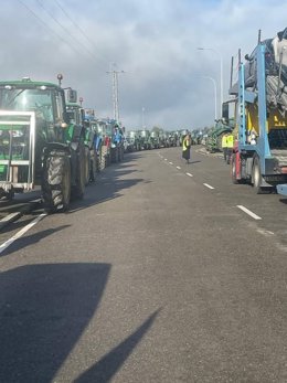Tractorada en Coria en rechazo al acuerdo con Mercosur y los recortes de la PAC