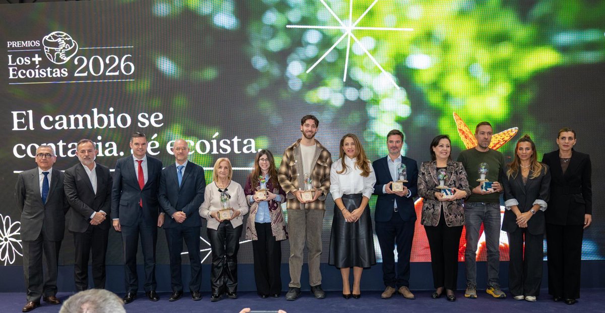Piñero celebra en Fitur 2026 la cuarta edición de los premios  Los + Ecoístas 
