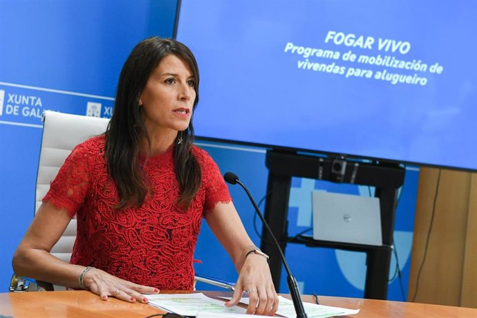 Archivo - La conselleira de Vivenda, María M. Allegue