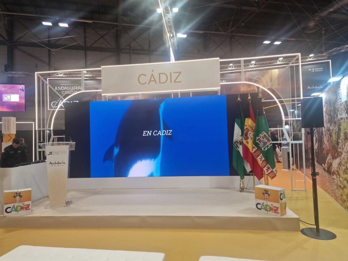 Stand de Cádiz en el pabellón de Andalucía de Fitur 2026