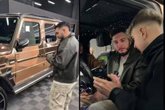 Foto: COMUNICADO: Omar Montes y su Mercedes de 'Oro Rosa' que incendia las redes; ¿exceso o genialidad?