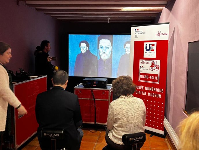 Una sala de la Fundación Antonio Pérez de Cuenca se convierte en museo digital móvil con el proyecto Micro Folie