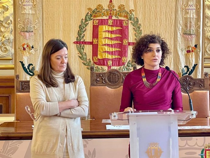 Mayte Martínez Realizando La Valoración Sobre La Fase De Presentación De Los Presupuestos Participatipos De 2027-2028 Del Ayuntamiento Del Valladolid.