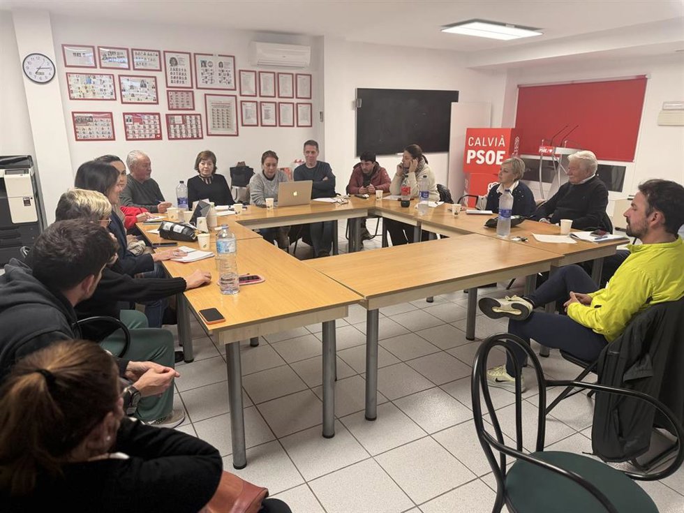 Reunión de la Agrupación Socialista de Calvi.