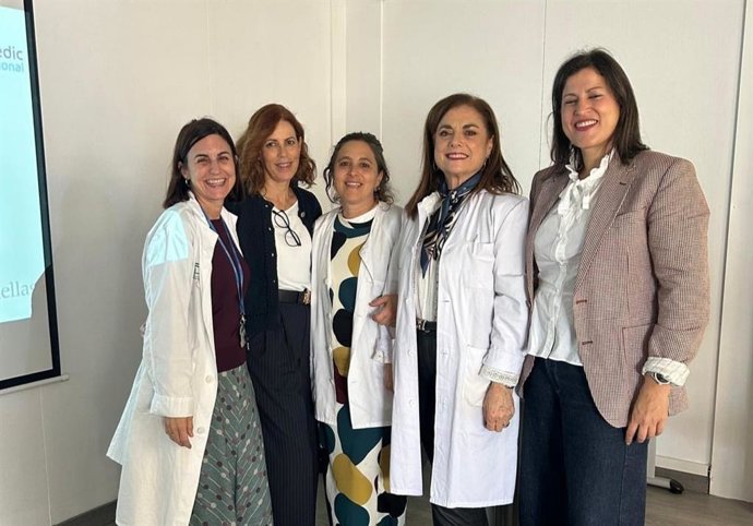 Docentes de Ginecología en el Hospital de Valme en Sevilla.