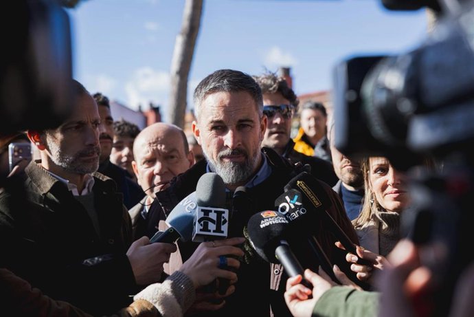 El presidente de Vox, Santiago Abascal.