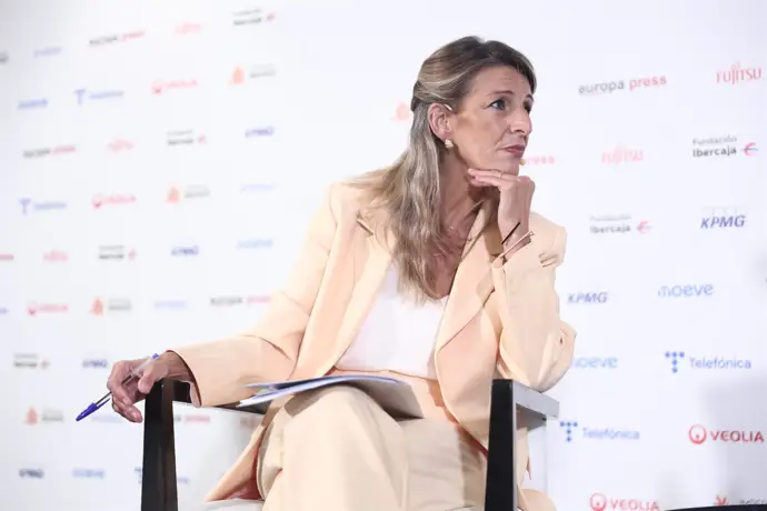 La vicepresidenta segunda del Gobierno y ministra de Trabajo y Economía Social, Yolanda Díaz