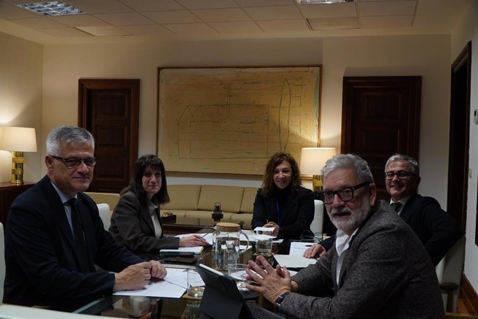 Instant de la reunió d'aquest divendres