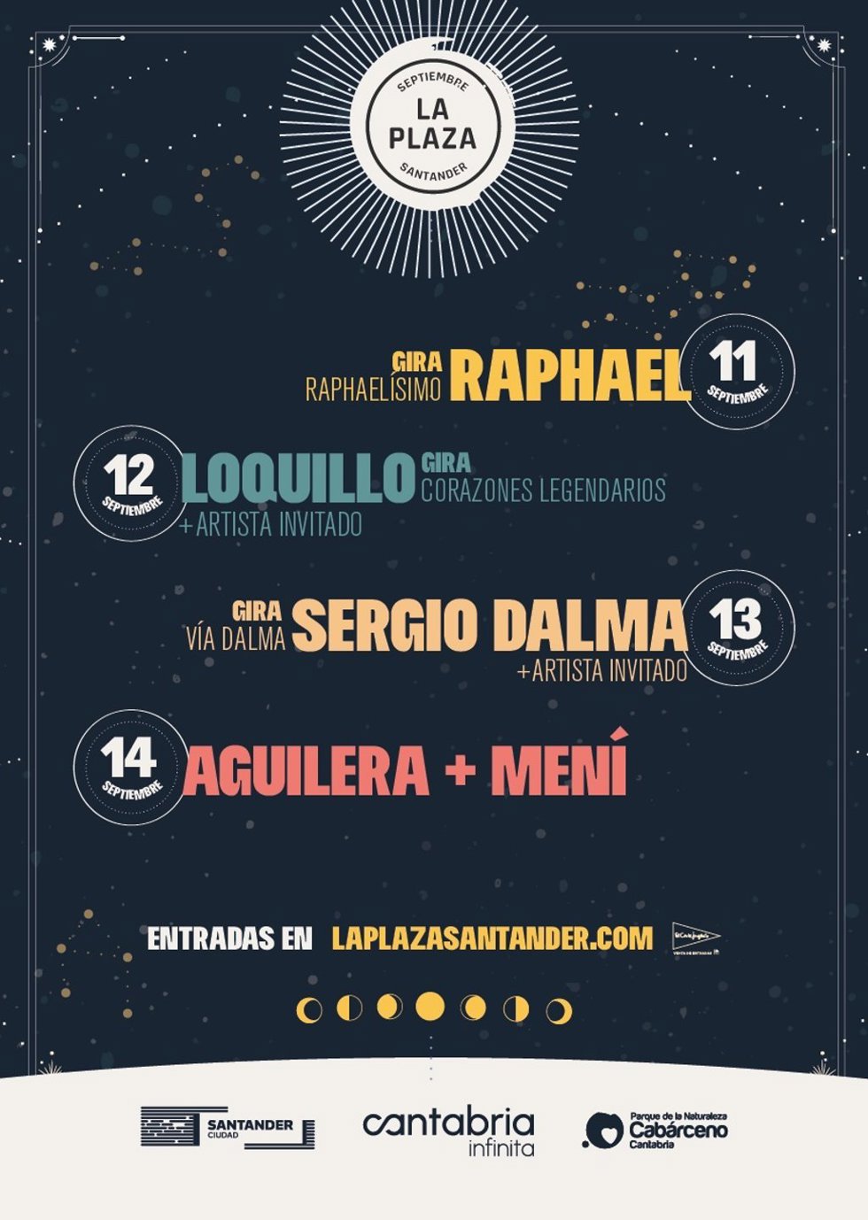 Cartel del festival La Plaza Santander