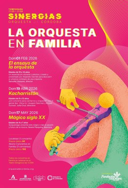Cartel del ciclo 'La Orquesta en familia'.