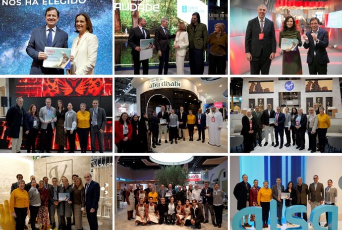 Meliá, Vincci y Alsa, premiados al mejor stand en la categoría de empresas en Fitur