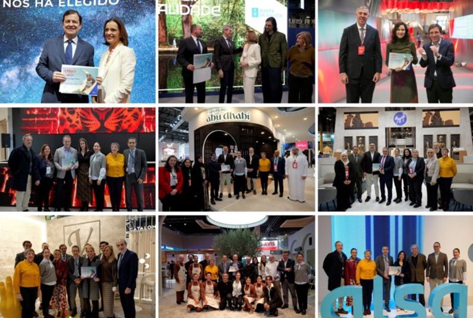 Meliá, Vincci y Alsa, premiados al mejor stand en la categoría de empresas en Fitur