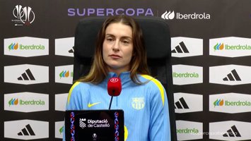 Alexia Putellas: "Vamos a jugar como si no hubiéramos ganado ninguna Supercopa"