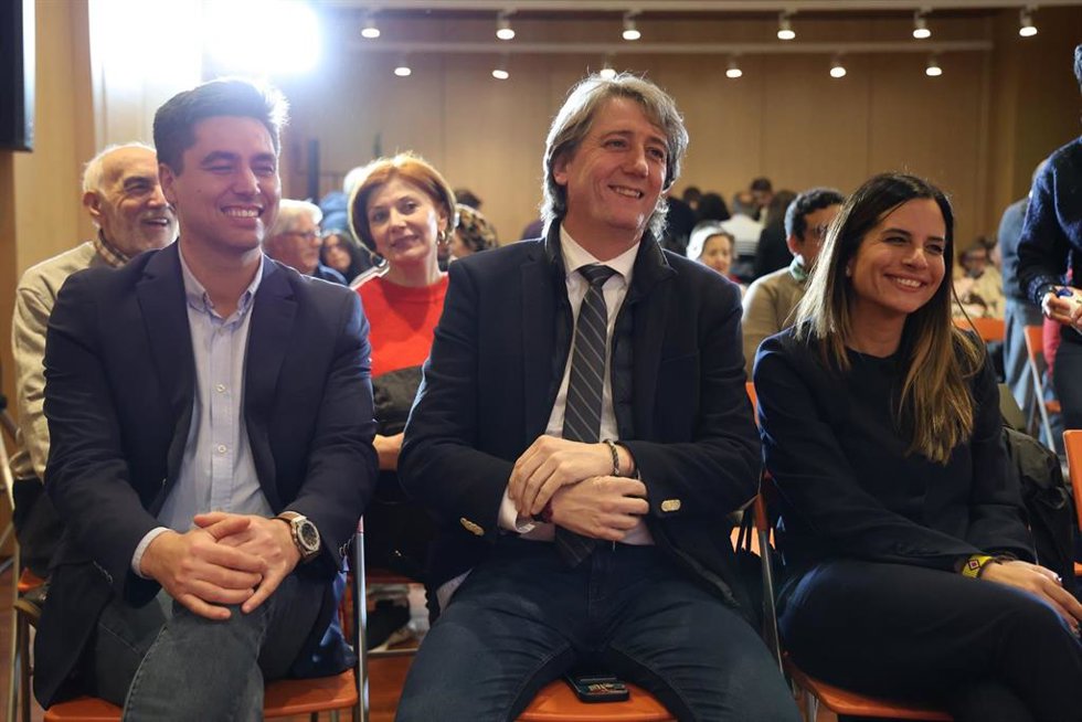El secretario general del PSOE de Castilla y León y candidato a la Presidencia de la Junta, Carlos Martínez