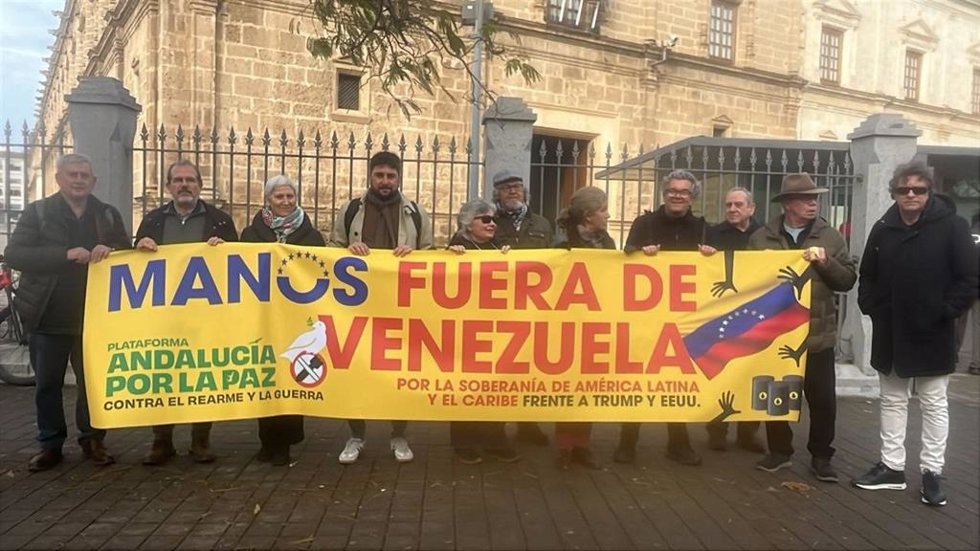 Presentación de movilizaciones en Andalucía "en solidaridad con Venezuela". (Foto de archivo).