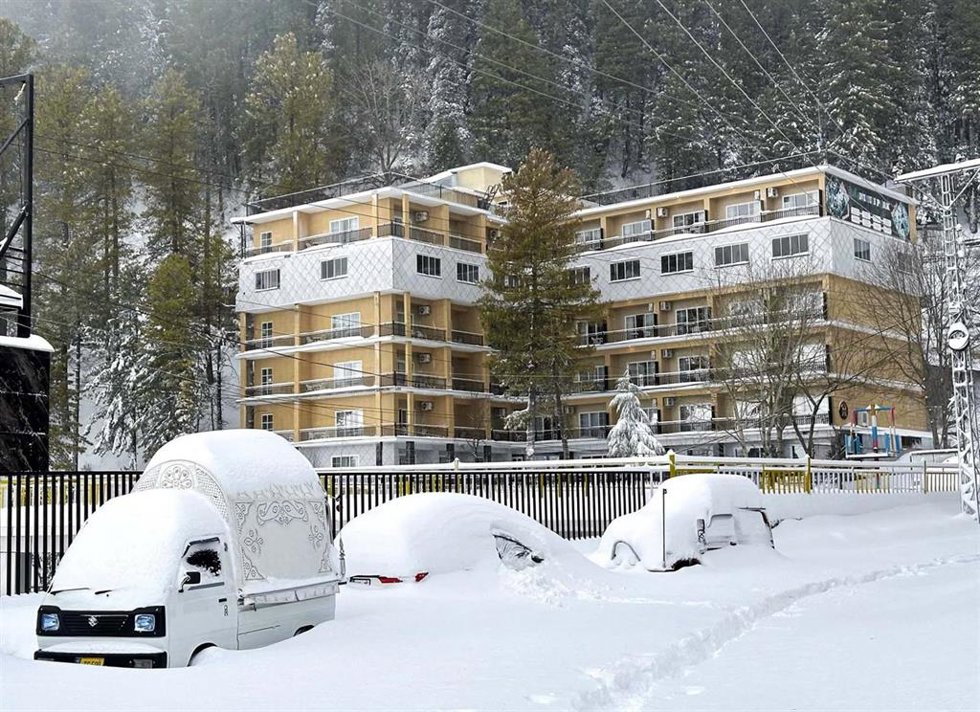 Temporal de nieve en Pakistán (archivo)
