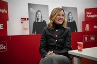 Alegría (PSOE): "Aragón ha tenido un presidente a tiempo parcial y necesita una presidenta a tiempo completo"