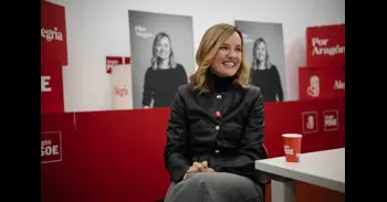 Alegría (PSOE): "Aragón ha tenido un presidente a tiempo parcial y necesita una presidenta a tiempo completo"