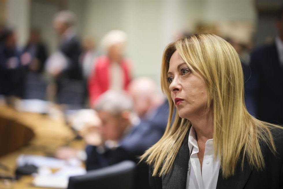 La primera ministra de Italia, Giorgia Meloni