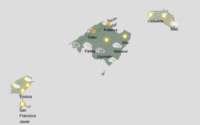 El tiempo hoy, sábado 24 de enero, en Baleares