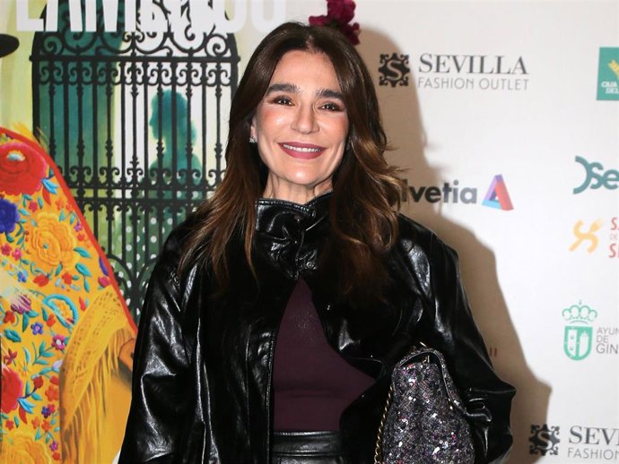 Raquel Bollo asiste a la pasarela 'We Love Flamenco', a 21 de enero de 2026, en Sevilla (Andalucía, España).