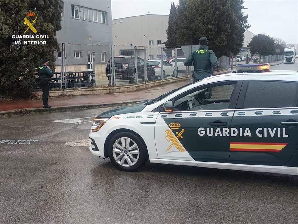 Vehículo de la Guardia Civil.