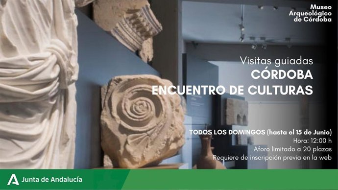 Cartel de las visitas guiadas 'Córdoba. Encuentro de Culturas'.