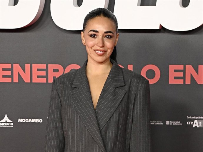 Carla Flila durante el estreno de la película 'Ídolos', a 21 de enero de 2026, en Madrid (España).