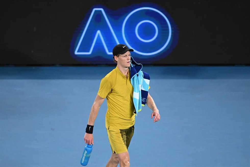 Jannik Sinner en el Abierto de Australia