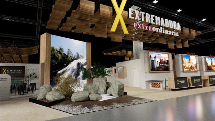 Stand de Extremadura en Fitur
