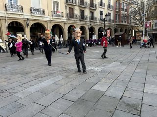 Llegada de la manifestación a la Plaza del Mercado