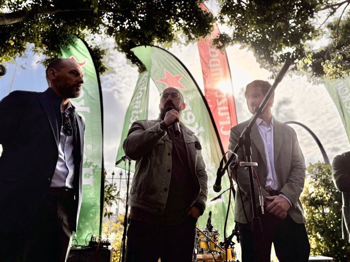 El alcalde de El Puerto de Santa María, Germán Beardo, en el cuentro con empresarios y profesionales del sector de la hostelería.