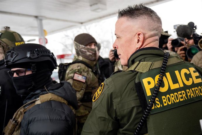 Agentes del ICE en Minneapolis