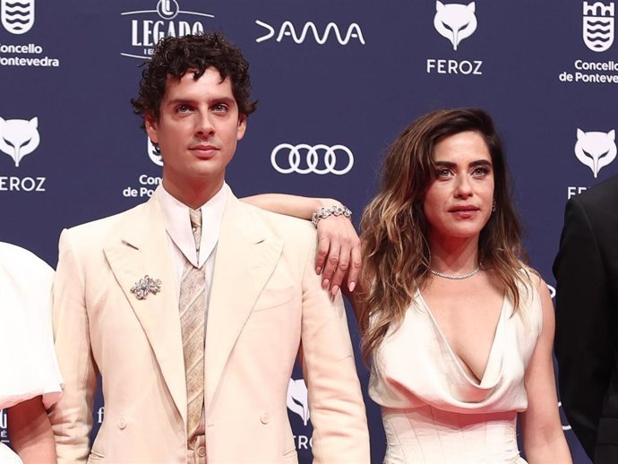 El equipo de 'Silencio' posa en la alfombra roja de los Premios Feroz 2026, en el Pazo da Cultura, a 24 de enero de 2026, en Pontevedra, Galicia (España).