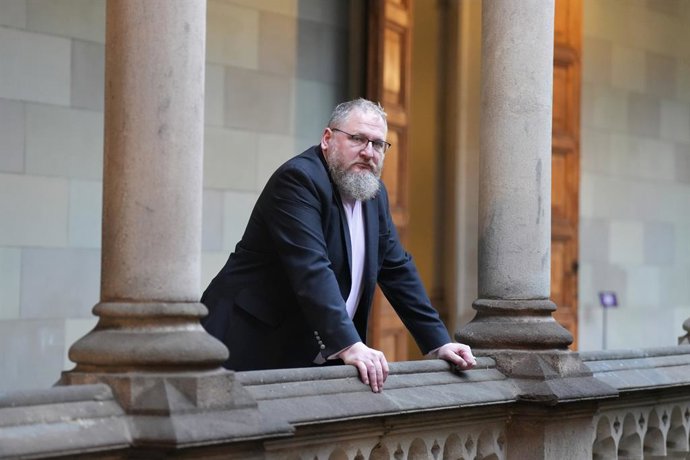 El director del Museu Estatal d'Auschwitz-Birkenau, Piotr Cywinski, en una entrevista d'Europa Press