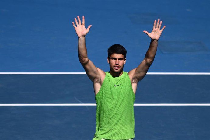 Carlos Alcaraz en el Abierto de Australia