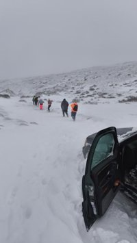 Guardia Civil realiza dos rescates en las inmediaciones de La Peña del Toro (Granada) por el temporal