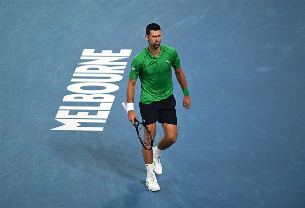 Novak Djokovic en el Abierto de Australia