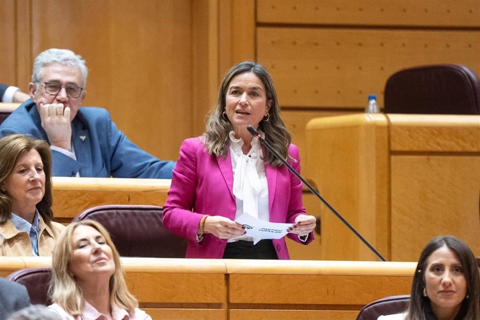 Archivo - La senadora gallega Pepa Pardo.