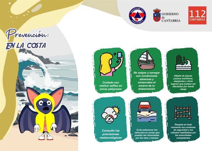 Protección Civil recomienda extremar la precaución en el litoral por la alerta roja