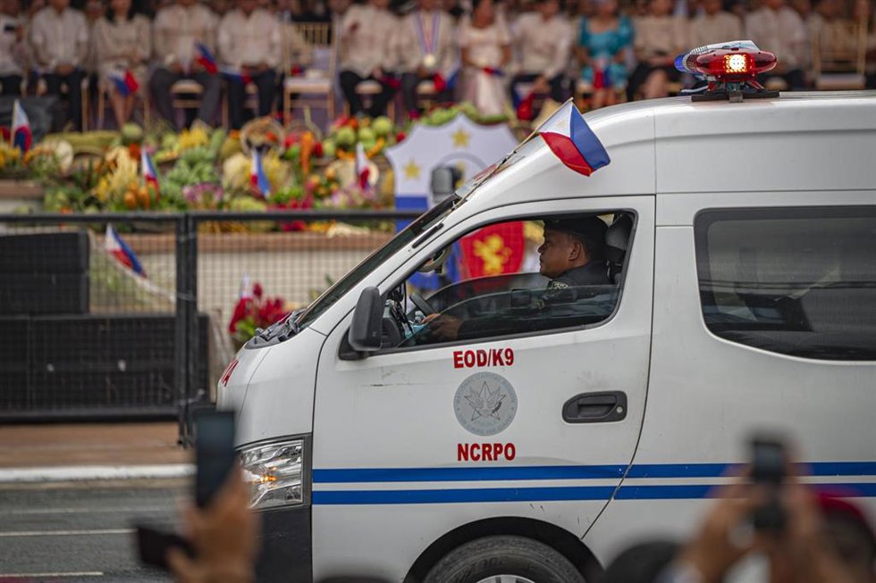Archivo - Policía en Filipinas (archivo)