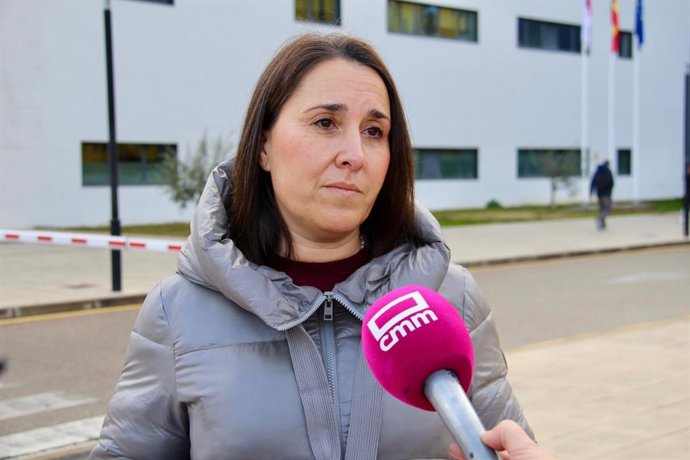 La portavoz del Partido Popular Alejandra Hernández en atención a medios.