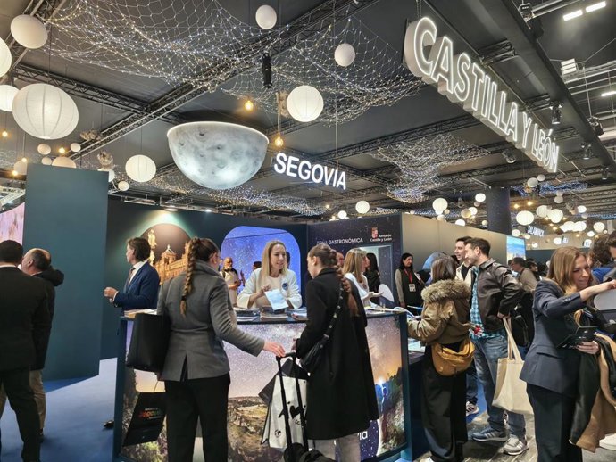 Expositor de Segovia en Fitur.