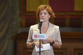 Archivo - La secretaria general de ERC y líder del partido en el Ayuntamiento de Barcelona, Elisenda Alamany