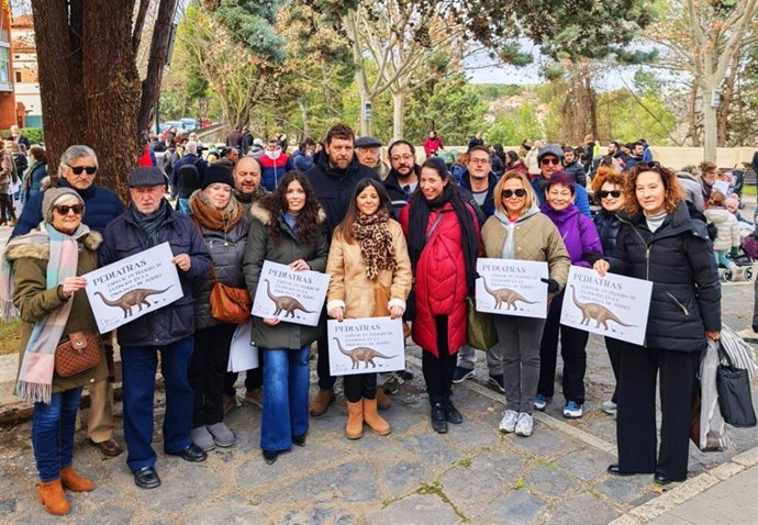 Manifestación en Teruel por la sanidad pública.