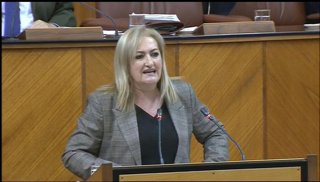 La parlamentaria andaluza Celia Santiago.