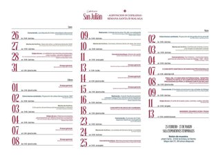 La Agrupación de Cofradías presenta la tercera edición de ‘Cuaresma en San Julián’ con más de 30 actividades gratuitas