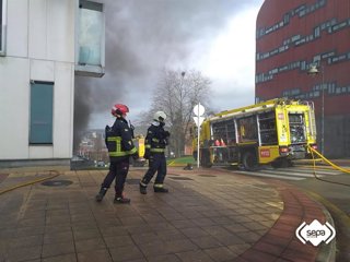 Incendio en Avilés