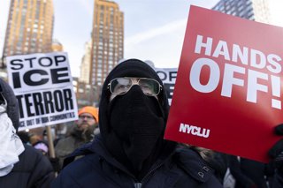 Manifestación contra el ICE en Minneapolis